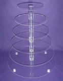 Six Tiers clear Acrylic Shelf  Display Stand /counter top acrylic display stand